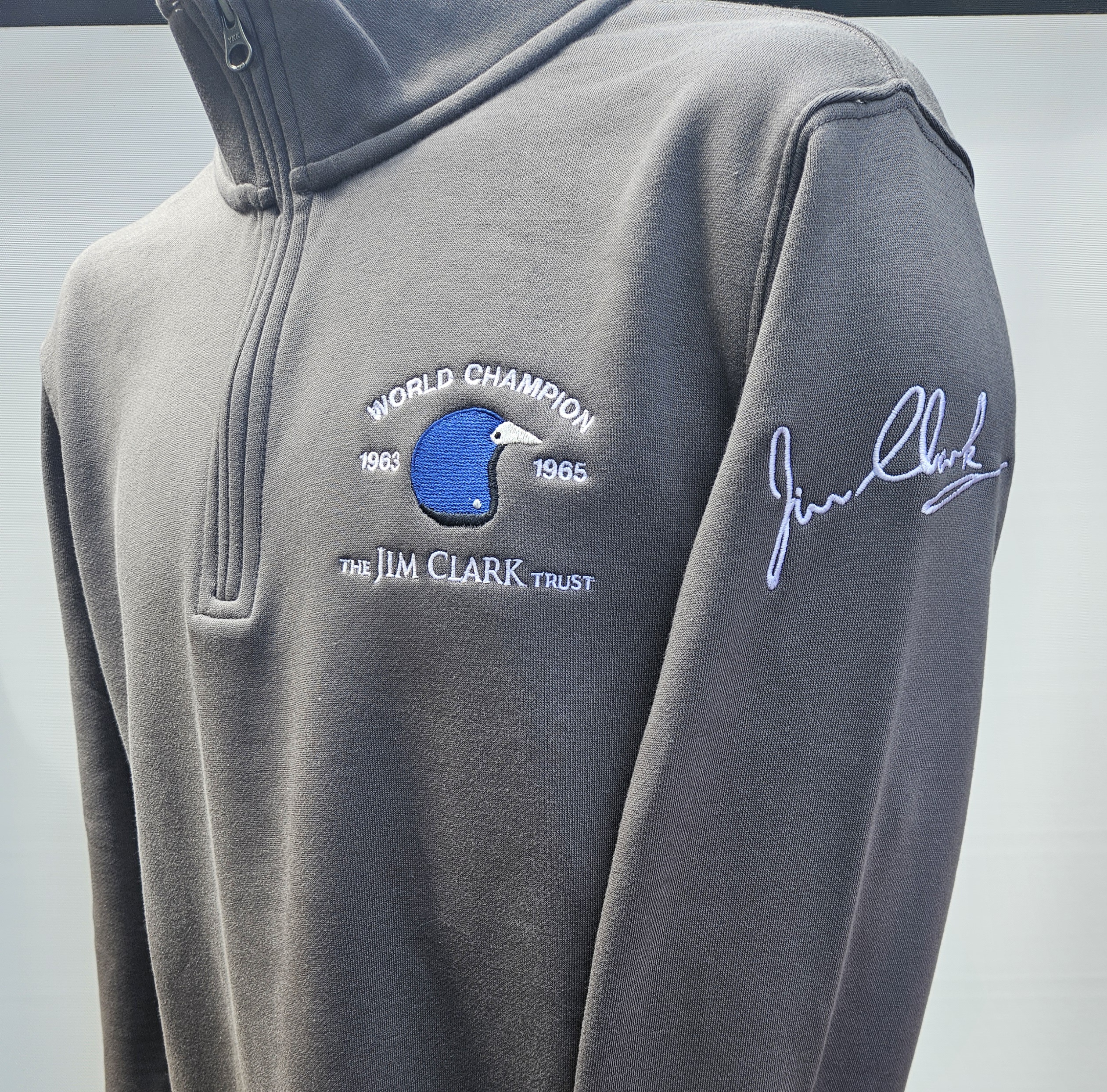 1/4 Zip Grey Sweatshirt