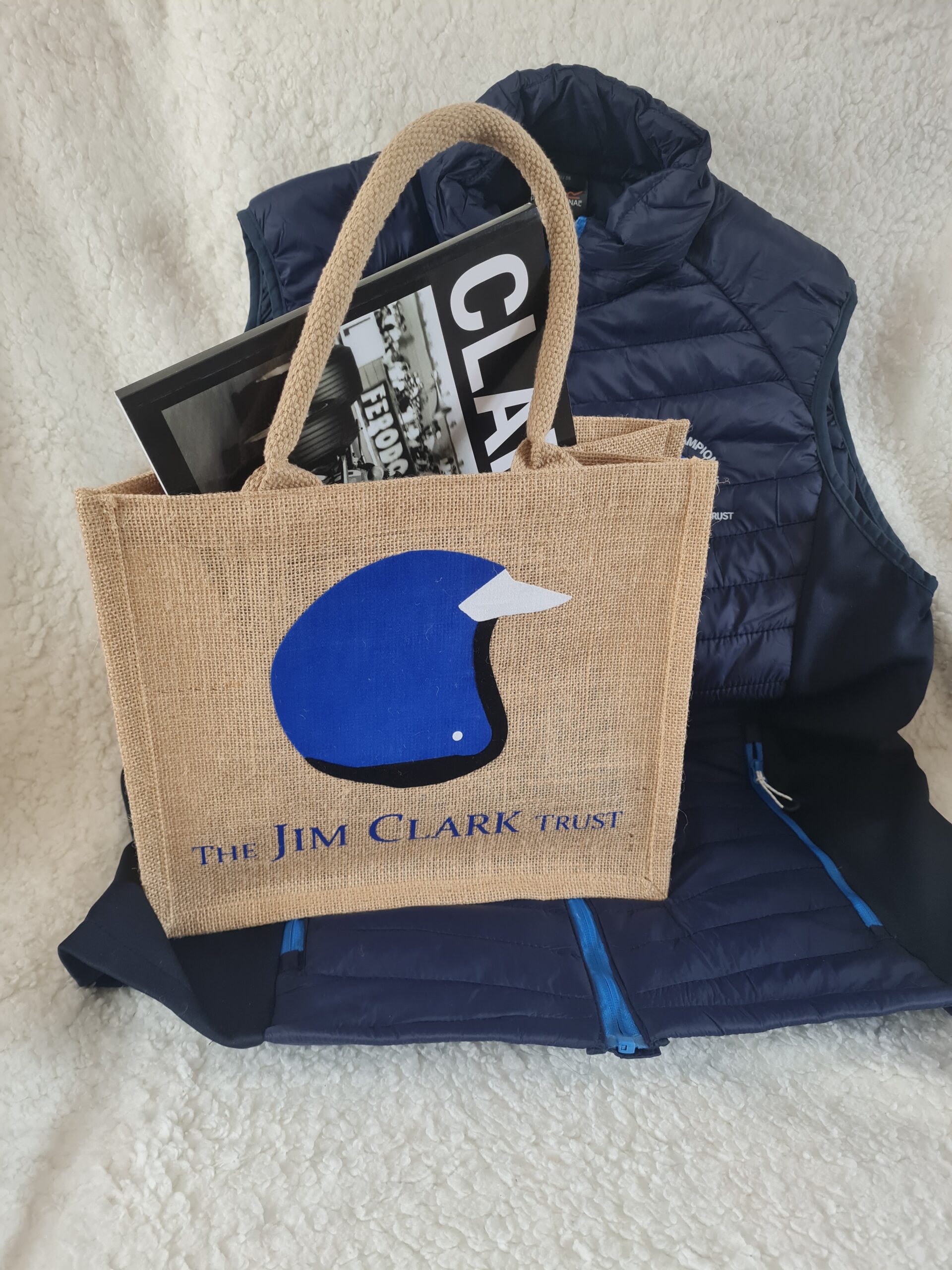 JCT Hessian Tote Shopping Bag
