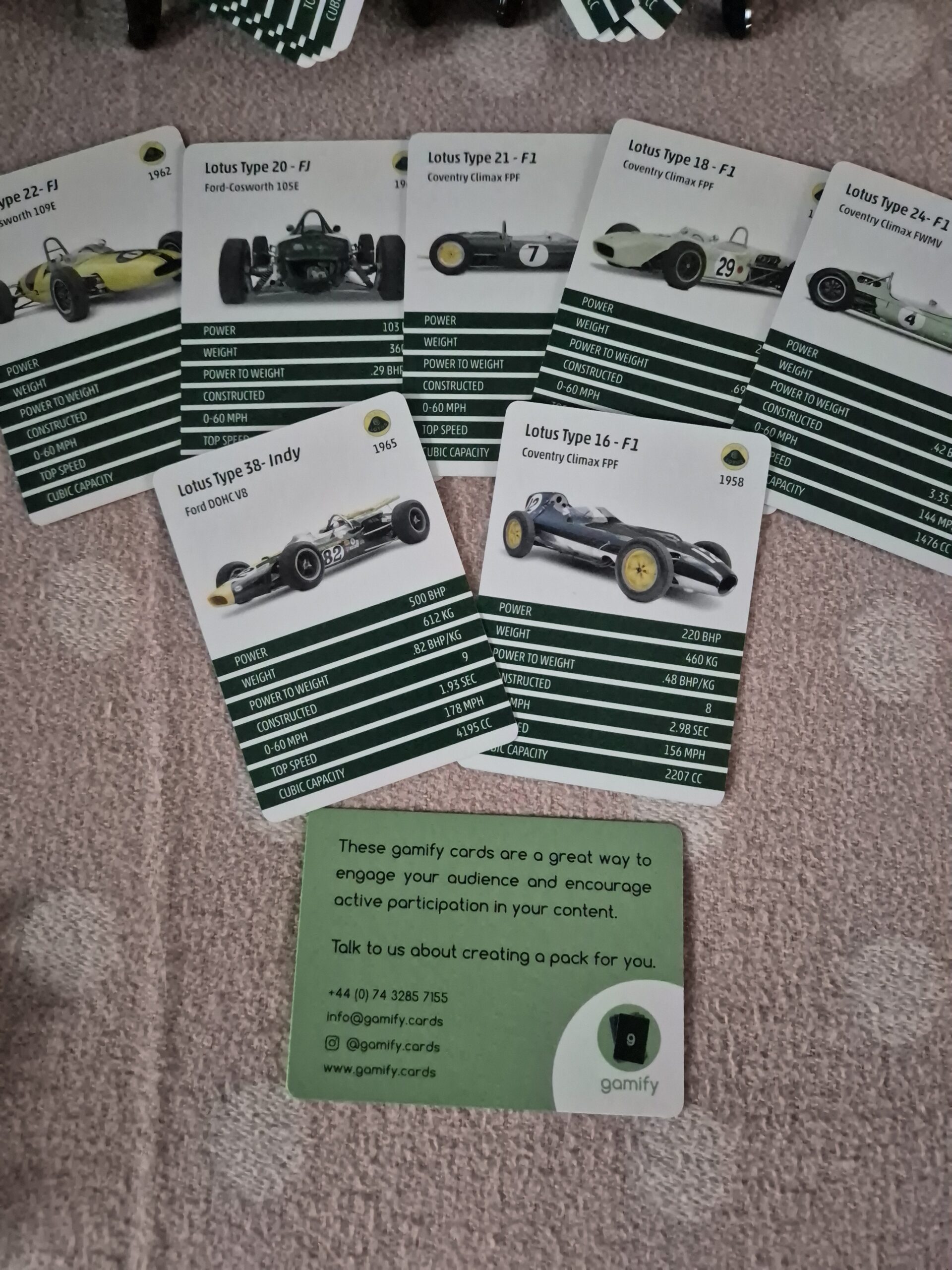 Jim Clark Special Edition Trump Cards - Image 3