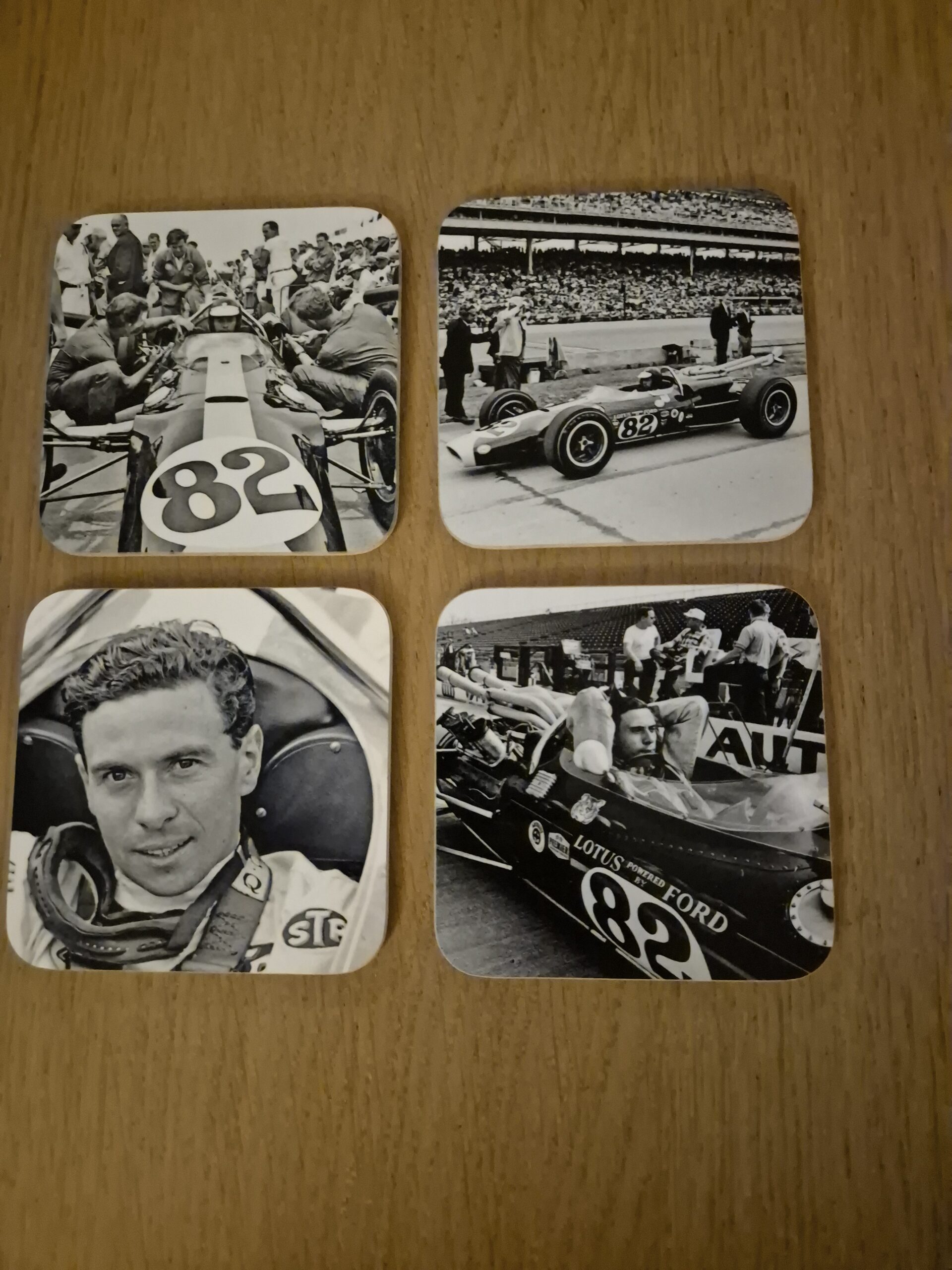 Jim Clark Coasters (set of 4)