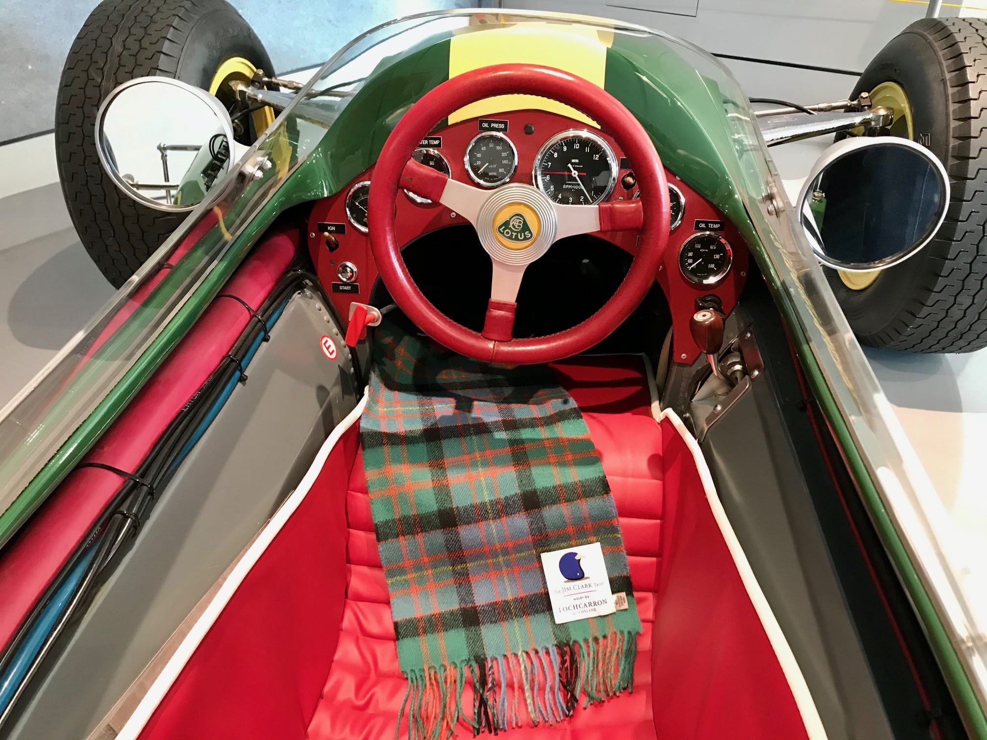 Clark Tartan Scarf Lochcarron of Scotland - Image 2