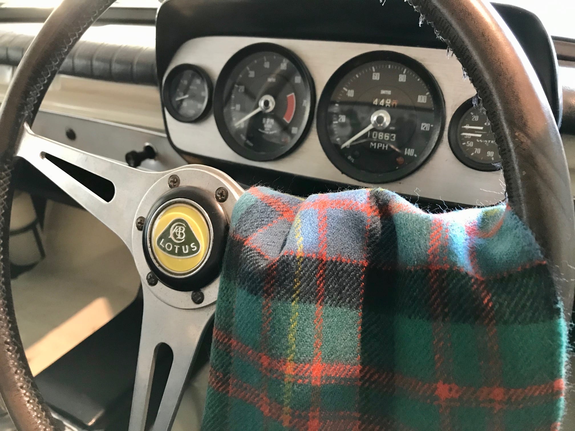 Clark Tartan Scarf Lochcarron of Scotland - Image 3