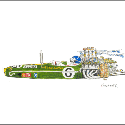 The Lotus 49T(ractor) Print by Jay Cassells