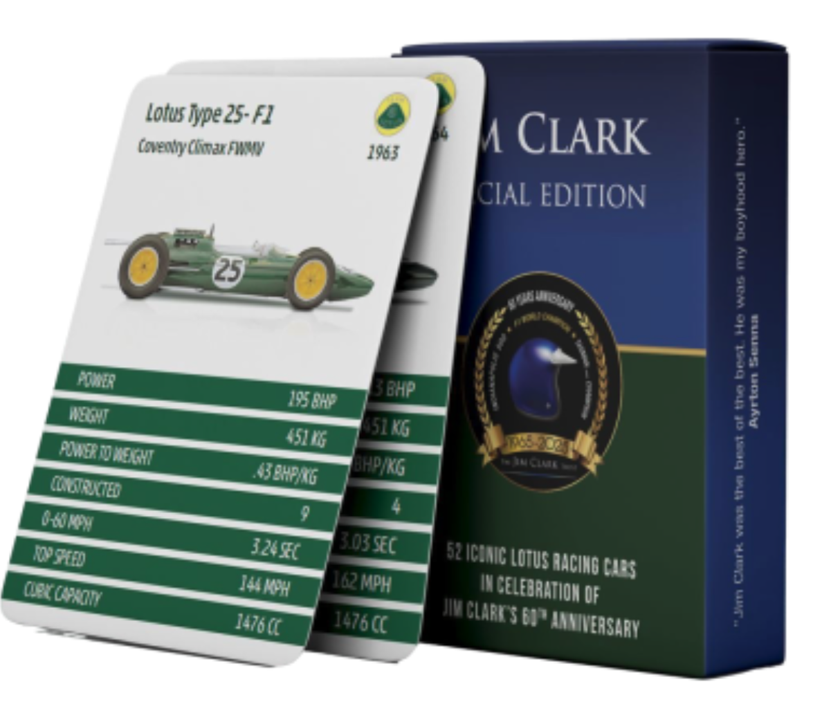 Jim Clark Special Edition Trump Cards - Image 2